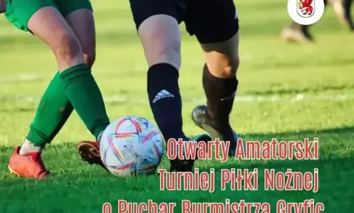 Zdjęcie do Gmina Gryfice zaprasza na Otwarty Amatorski Turniej Piłki Nożnej o Puchar Burmistrza Gryfic! 