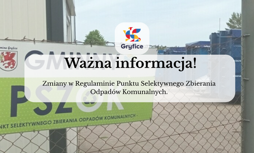 Zdjęcie do Zmiany w Regulaminie PSZOK od 4 maja 2026 r.