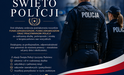 Zdjęcie do Święto Policji &ndash; wyrazy uznania i podziękowania