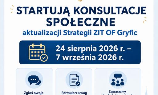 Zdjęcie do Spotkanie konsultacyjne dotyczące aktualizacji Strategii ZIT OF Gryfic