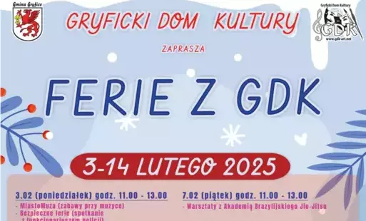 Zdjęcie do Ferie z GDK w Gryficach