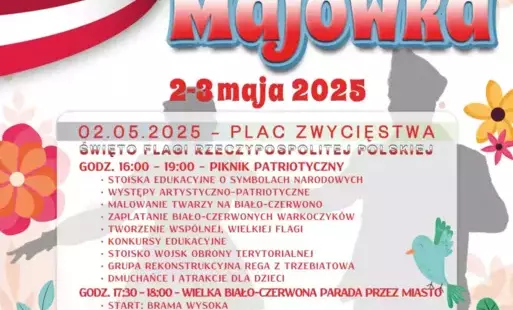 Zdjęcie do Maj&oacute;wka w Gryficach! Czas na wsp&oacute;lne świętowanie w biało-czerwonych barwach! 