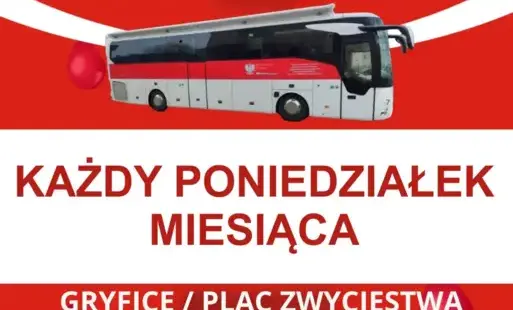 Zdjęcie do Krwiobus ponownie w Gryficach &ndash; akcja honorowego krwiodawstwa 