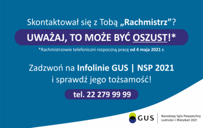 Zdjęcie do Uwaga na oszust&oacute;w podszywających się pod rachmistrz&oacute;w NSP 2021!