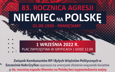 Zdjęcie do 83. rocznica agresji Niemiec na Polskę bez wypowiedzenia wojny