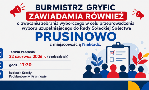 Zdjęcie do WYBORY UZUPEŁNIAJĄCE DO RADY SOŁECKIEJ PRUSINOWA 