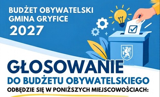Zdjęcie do Budżet Obywatelski Gminy Gryfice 2027 &ndash; głosowanie w sołectwach